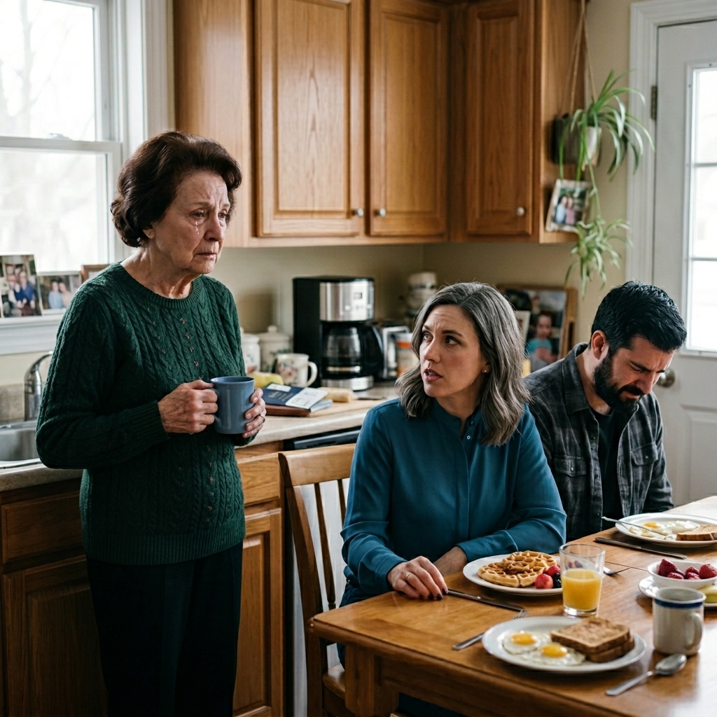 Je faisais du café dans ma propre cuisine quand ma belle-fille a dit, 