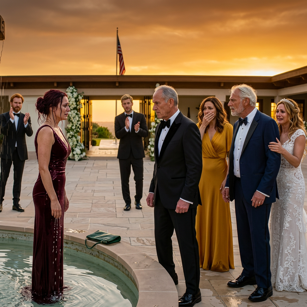 Quand j'arrivais au mariage de ma soeur seule, ma famille l'a transformé en scène avant que l'heure du cocktail ne soit encore plus. Quelques minutes plus tard, j'étais debout dans la fontaine, je mous, je les regardais comme si j'avais enfin compris la salle. J'ai frappé et dit, Don't Oubliez ce moment. Vingt minutes plus tard, mon mari est arrivé et la soirée entière a changé.