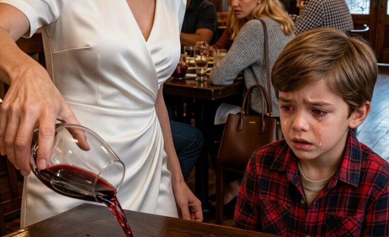 Ma sœur a délibérément versé un verre de vin rouge sur mes Nouvelles