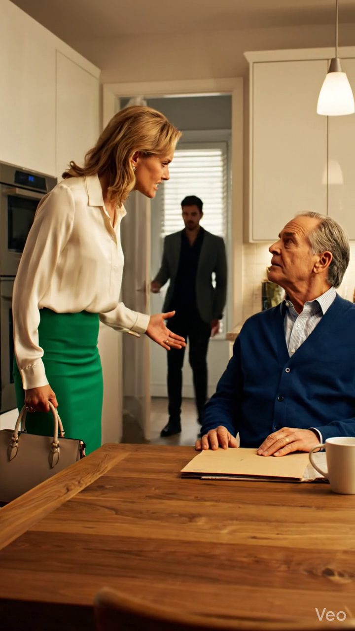 Ma belle-fille est entrée chez moi et a dit : “Papa, pourquoi avez-vous gelé le compte ?” Nous avons besoin de cet argent maintenant. Mon fils est devenu silencieux quand elle a vu le nom sur la première page. Nouvelles