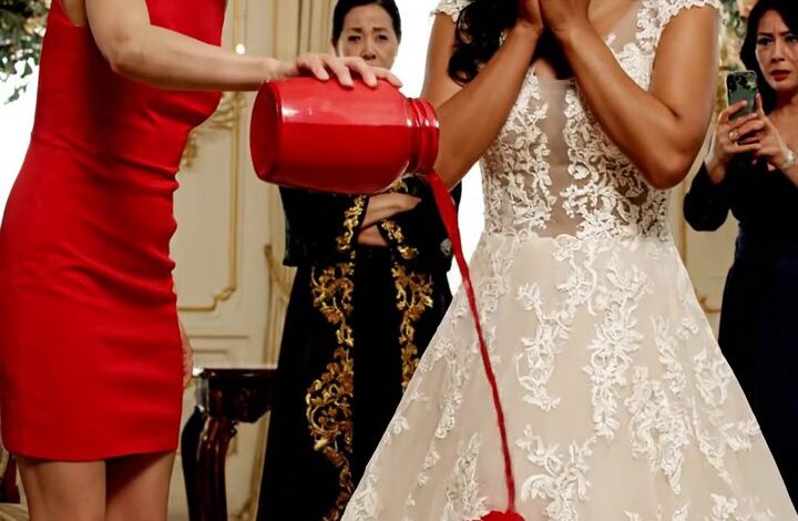 J’avais douze minutes pour dire « Je fais » quand ma sœur sourit, souleva un pot et jeta de la peinture à l’huile rouge partout dans ma robe de mariée. Que faites-vous ? J’ai crié. Elle m’a regardé mort dans les yeux et m’a dit : “Tu voles toujours ma brillance.” Puis ma mère murmura : “Elle a raison.” Je pensais que la trahison était la pire partie jusqu’à ce que ma demoiselle d’honneur poste la vidéo… et quelqu’un inattendu l’a vu. Histoires vraies