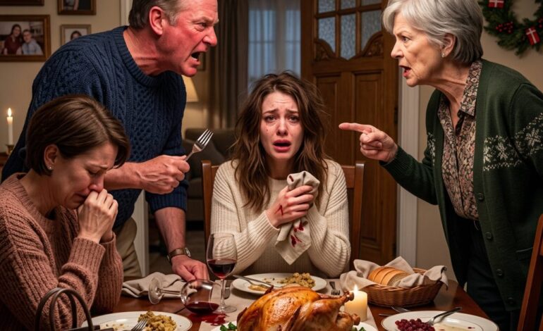 Mon père m’a serré la main avec une fourchette sur l’action de grâce alors que maman regardait alors grand-mère exposait le fonds fiduciaire de 217 000 $ qu’ils me craignaient pendant 21 ans Royals