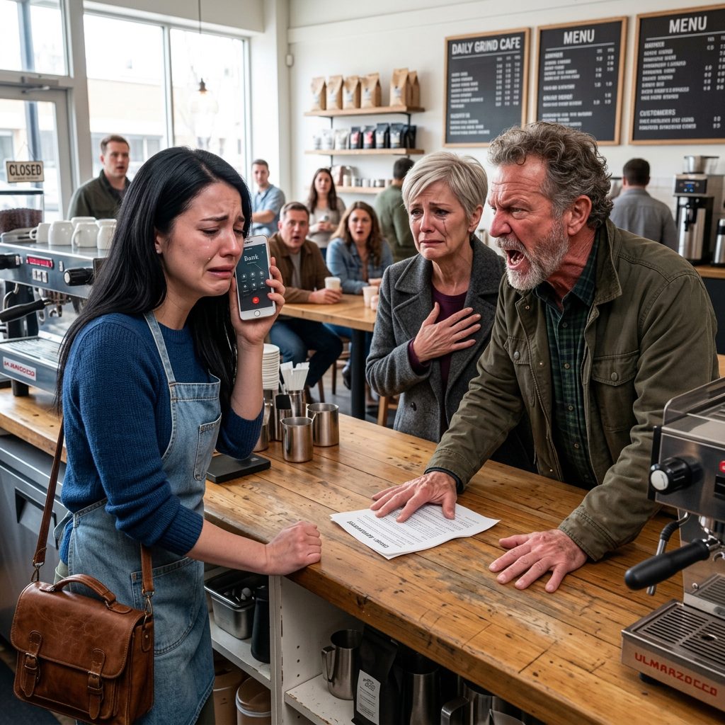 Après quatre ans de silence, mes parents sont entrés soudainement dans mon café en souriant comme si de rien n'était. Puis mon père a glissé sur un contrat et a chuchoté qu'un appel à mon propriétaire pourrait me ruiner. Je l'ai appelé sur haut-parleur, et ce qu'il a dit a tout changé en quelques secondes. Rois