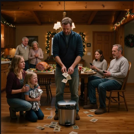 Mon frère riait alors qu'il laissait tomber ma fille de sept ans.. ..le cadeau de Noël dans la poubelle de la cuisine, l'appelant... Lily a commencé à pleurer, mais il ne s'est penché que sur papa comme il avait gagné. Puis j'ai tranquillement dit, 
