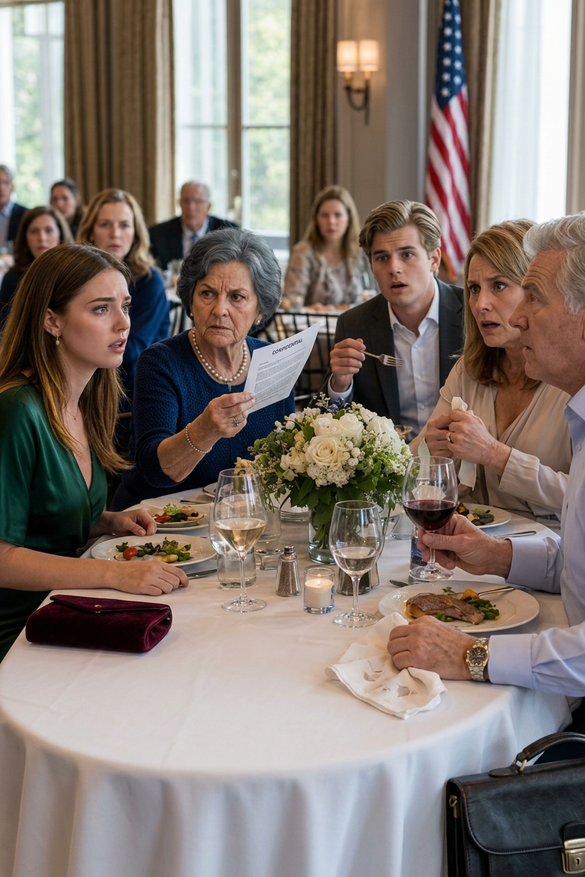 vf À mon dîner de fin d'études, grand-mère sourit et dit qu'elle était heureuse que les 1 500 $ qu'elle a envoyés chaque mois m'aient aidé... mais quand j'ai dit que je n'avais jamais eu de dollar, mes parents ont cessé de respirer News