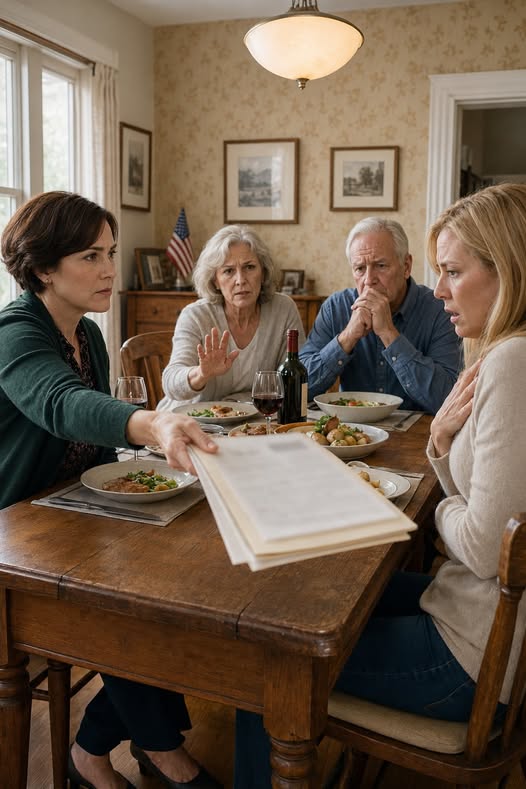 cnu La banque a dit que je devais 560 000 $ sur un prêt hypothécaire que je n'ai jamais signé. Ma sœur a utilisé mon nom pour acheter sa maison de rêve. Les parents la soutiennent aussi. Au dîner, j'ai glissé le rapport de police à travers la table. Nouvelles