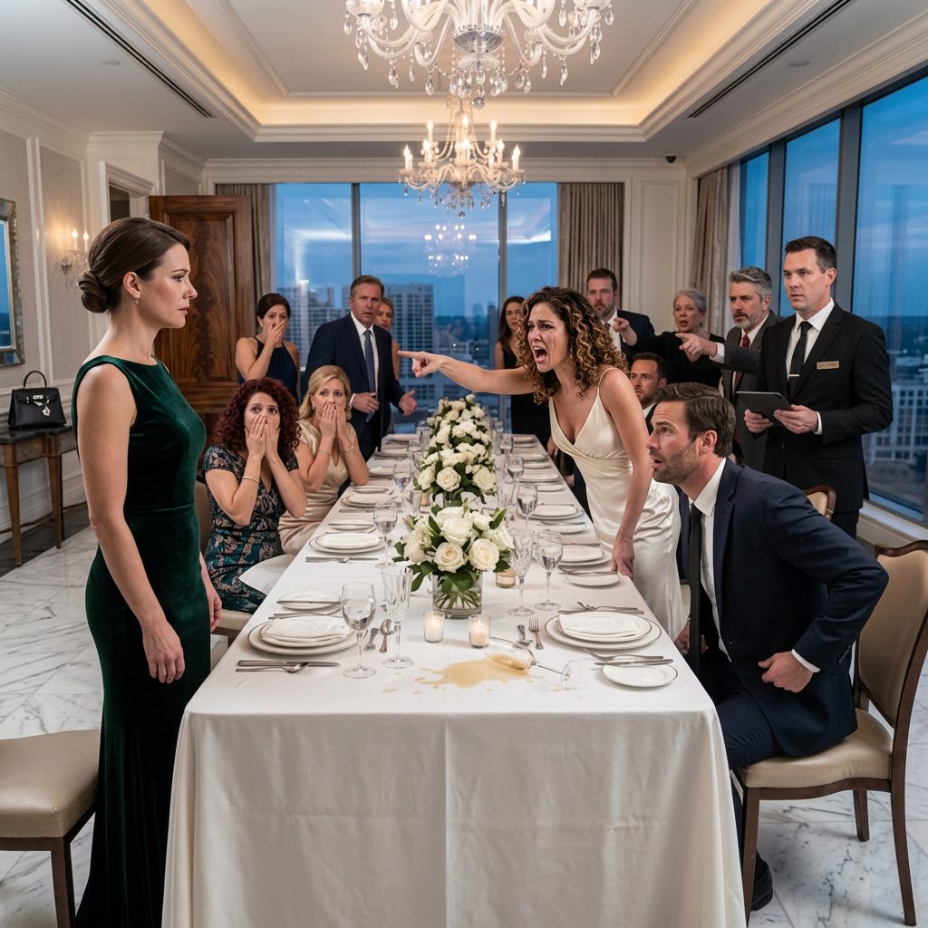 Tu ne peux pas te permettre de rester ici, ma soeur a ronflé au mariage de famille. C'est un hôtel de luxe, pas un motel. J'ai vérifié tranquillement à la salle du budget. Le directeur s'est approché de sa table. Mme Anderson, pourquoi la soeur du propriétaire est-elle dans notre plus petite chambre ? Nouveau jour