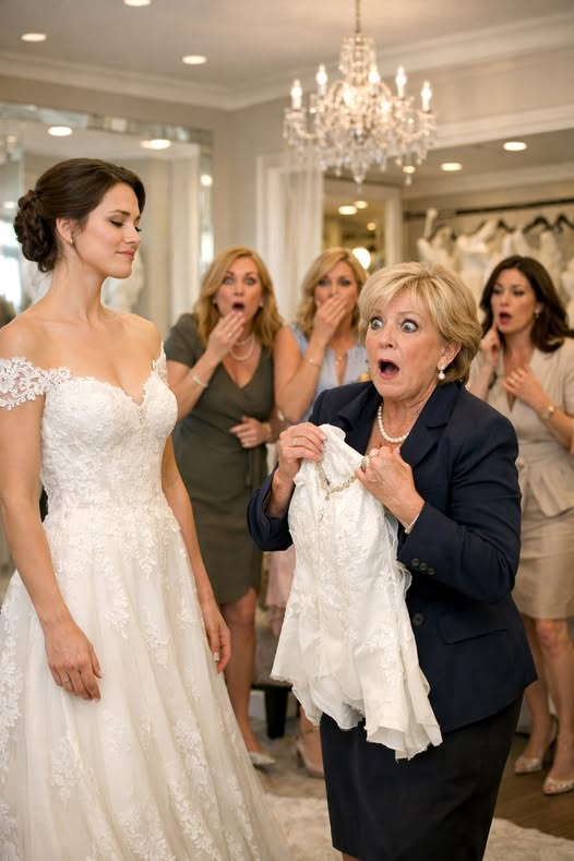 La belle-mère m'a fait mordre la robe de mariée, puis elle a froissé quand elle a vu l'étiquette ! Nouvelles