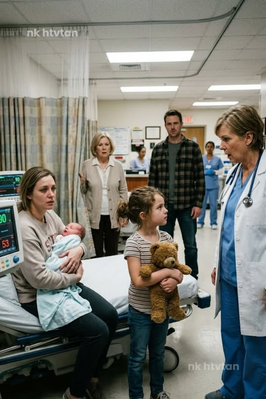 VF A 104 degrés, mon bébé était brûlant, mais le médecin m'a regardé et a dit, - Les nouvelles mères paniquent souvent pour rien. Ma belle-mère a donné ce petit sourire...