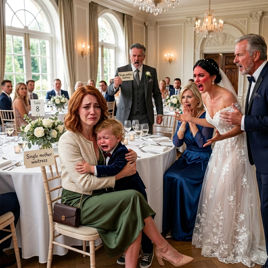 Tout le monde a ri en voyant l'étiquette cruelle sur mon siège de mariage. Ma sœur sourit, mes parents restèrent silencieux, et je pensais que la nuit ne pouvait pas empirer. Puis mon oncle milliardaire se leva de sa chaise, dit une phrase, et tout le mariage changea pour toujours. Rois