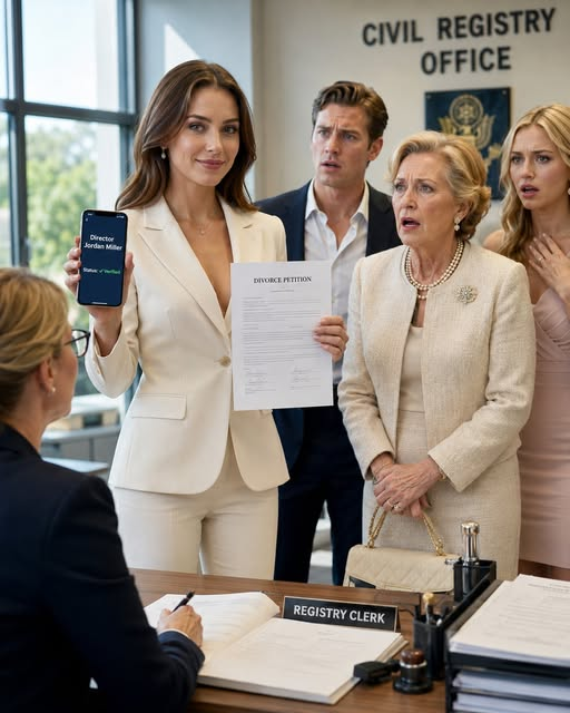 Ma belle-mère m'a humilié devant tout le monde, disant que l'épouser son fils avait été ma seule pause. J'ai souri, demandé le divorce, et le lendemain, à l'état civil, la vérité la laissa sans voix. n001