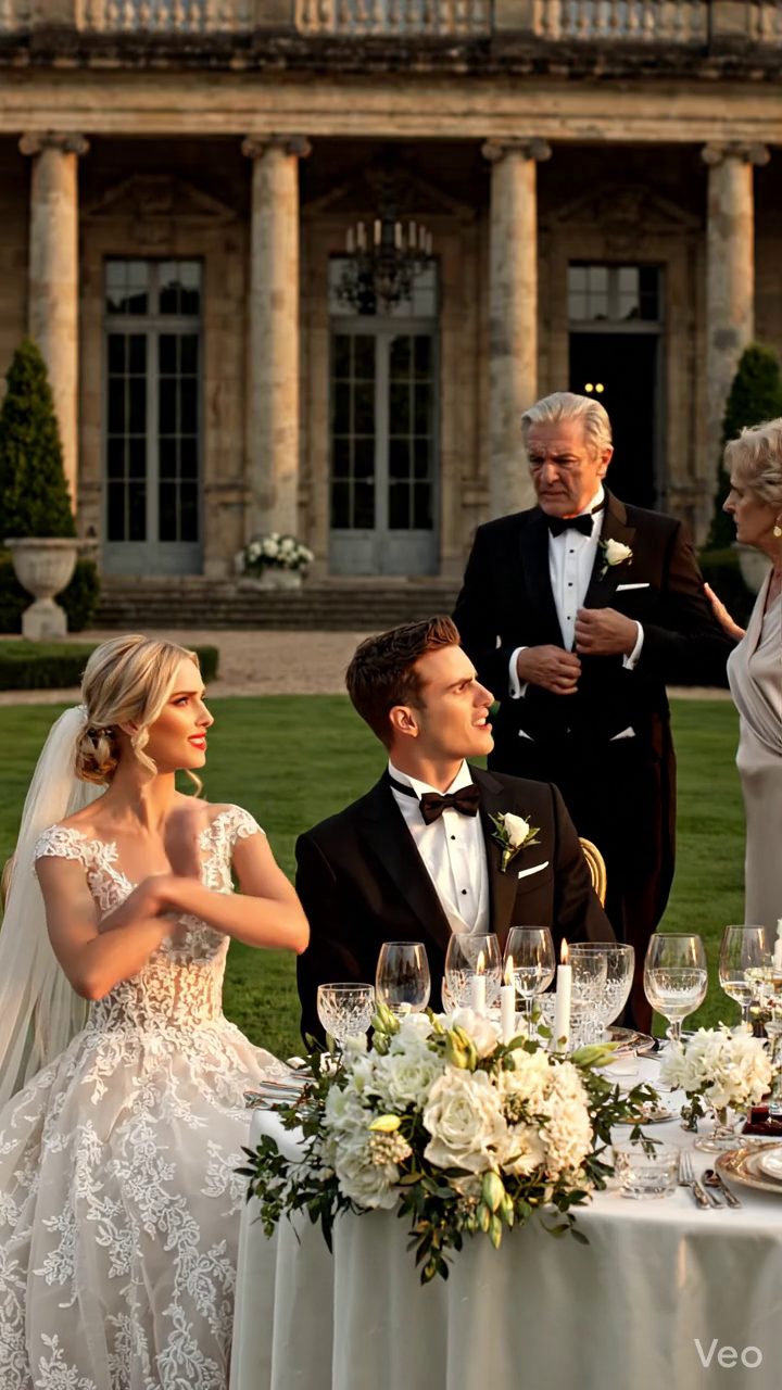 Au mariage de 2,5 millions de dollars que j'ai payé, ma belle-fille m'a dit : Trouver une autre table,' et mon propre fils a regardé loin pendant que ma femme et moi avons été poussés à une table en plastique derrière les câbles sonores, mais ils ont fait une erreur le micro à côté de nous était encore en vie, et la phrase que j'ai entendu ensuite a transformé leur mariage parfait en preuve. Pleins feux8