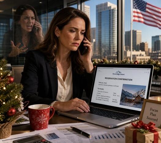 Quand Clara's soeur a appelé trois jours avant Noël et a dit, "Regardez mes cinq enfants la veille de Noël ou vous "ne êtes pas les bienvenus au dîner," elle pensait Clara se replier comme toujours. Elle ne savait pas que Clara avait une confirmation de séjour de 18 000 $ assise dans sa boîte de réception, un cadeau familial secret que personne n'avait gagné, et un clic qui pouvait changer toute la fête.