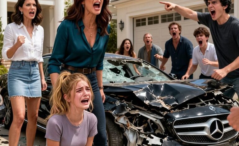 Ma sœur a laissé son fils détruire ma fille Première voiture. Plus tard, sa Mercedes était Scrap Metal News