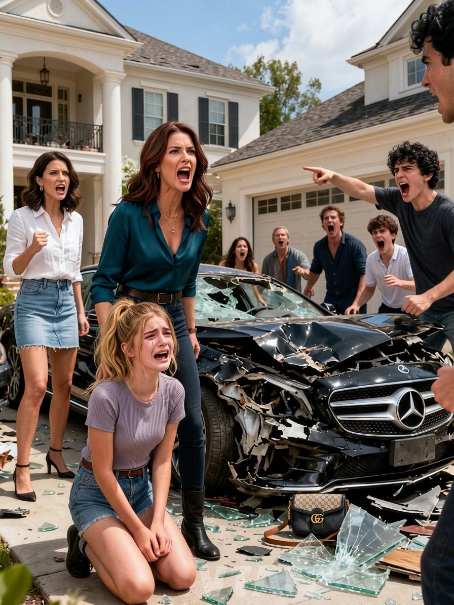 Ma sœur a laissé son fils détruire ma fille Première voiture. Plus tard, sa Mercedes était Scrap Metal News