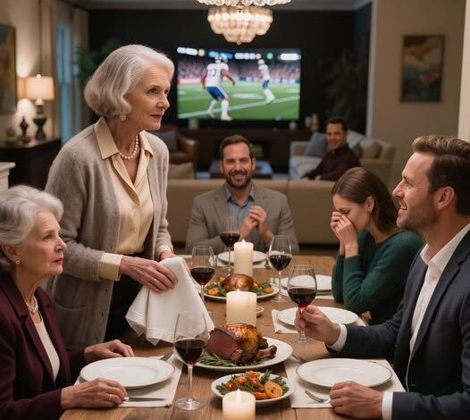 Au dîner du dimanche, mon beau-fils sourit à travers la table et dit, "Qu'un appétit ce soir," tandis que tout le monde riait et ma fille regardait en bas, alors j'ai plié ma serviette, je suis parti tranquillement, et le lendemain matin j'ai dit à la banque que j'avais fini de soutenir son prêt d'affaires de 480 000 $.