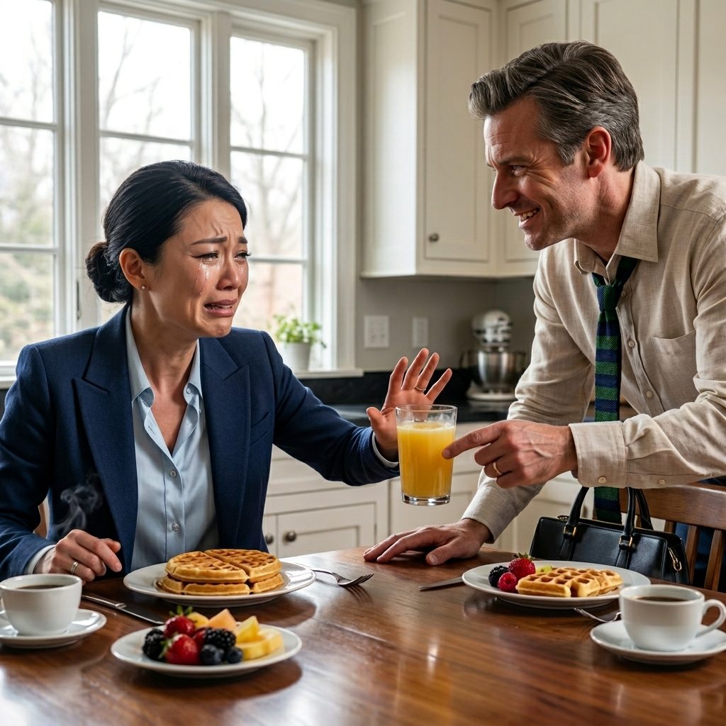 Chaque jour, mon mari me fait boire son jus de vitamine C fait maison. Parce que le goût était très aigre et difficile à avaler, j'ai secrètement passé ma portion quotidienne à sa secrétaire. Exactement une semaine plus tard, elle... Nouveau jour