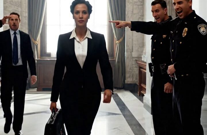 Ils l’ont frappée avant qu’elle ne parle. Quelques secondes plus tard, ils ont réalisé qui était vraiment debout devant eux. Le Fille Écho par le Palais de Justice Hallway. Mais ce qui s’est passé ensuite a fait taire chaque voix dans la pièce.