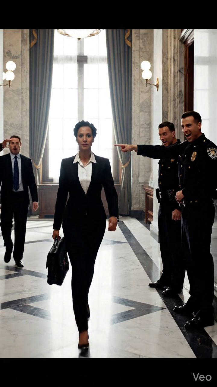 Ils l’ont frappée avant qu’elle ne parle. Quelques secondes plus tard, ils ont réalisé qui était vraiment debout devant eux. Le Fille Écho par le Palais de Justice Hallway. Mais ce qui s’est passé ensuite a fait taire chaque voix dans la pièce.