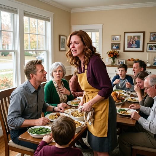 Le dîner de Thanksgiving était presque prêt pour neuf personnes quand mon mari a soudainement demandé le divorce. Je n'ai pas crié, pleuré, ni supplié. Je n'ai souri qu'à ma belle-mère en disant une phrase sur sa nouvelle fille. Puis j'ai quitté la maison, et 48 heures plus tard, il y a eu 87 appels manqués. Rois