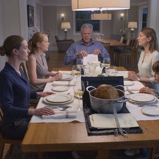 Ma famille a perdu mon diplôme et a laissé huit sièges réservés vides. Huit mois plus tard, mon penthouse de 5 millions de dollars a fait les manchettes et mon père a finalement texturé, dîner familial à 6. J'ai donc apporté le portefeuille noir épouvantable qu'il m'a dit de jeter.