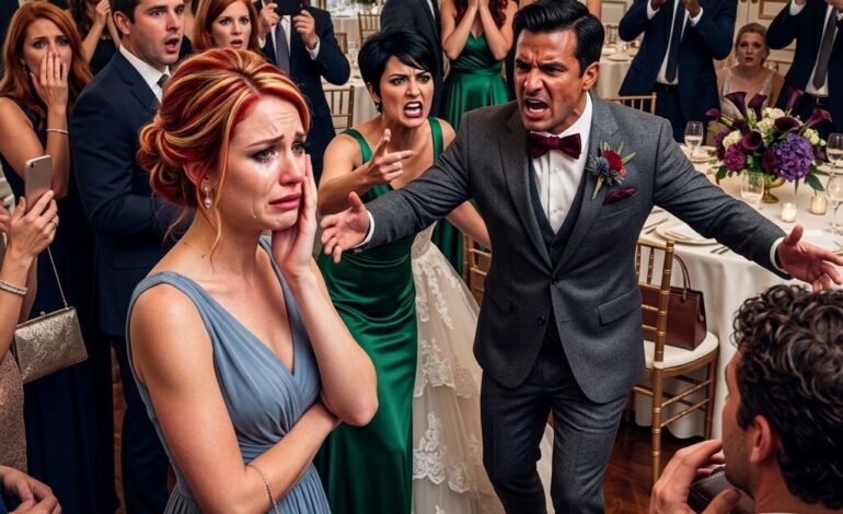 Au mariage de ma soeur, elle m'a giflé devant 500 invités. Me dire que tout le monde a commencé à rire. Je suis resté silencieux... Puis son fiancé s'est brusquement avancé en criant, "Vous la connaissez ? Nouveau jour