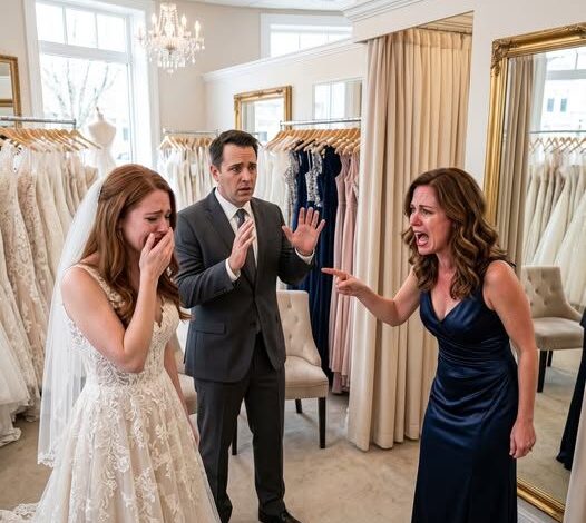 Une mariée devait essayer sa robe de mariée dans la chambre d'adaptation à côté de la mienne quand elle a annoncé avec joie que son fiancé était venu la voir. Je me suis retourné par curiosité, mais l'homme qui l'attendait était mon mari. Puis la vérité a commencé à se dérouler d'une manière que je n'attendais jamais. Rois
