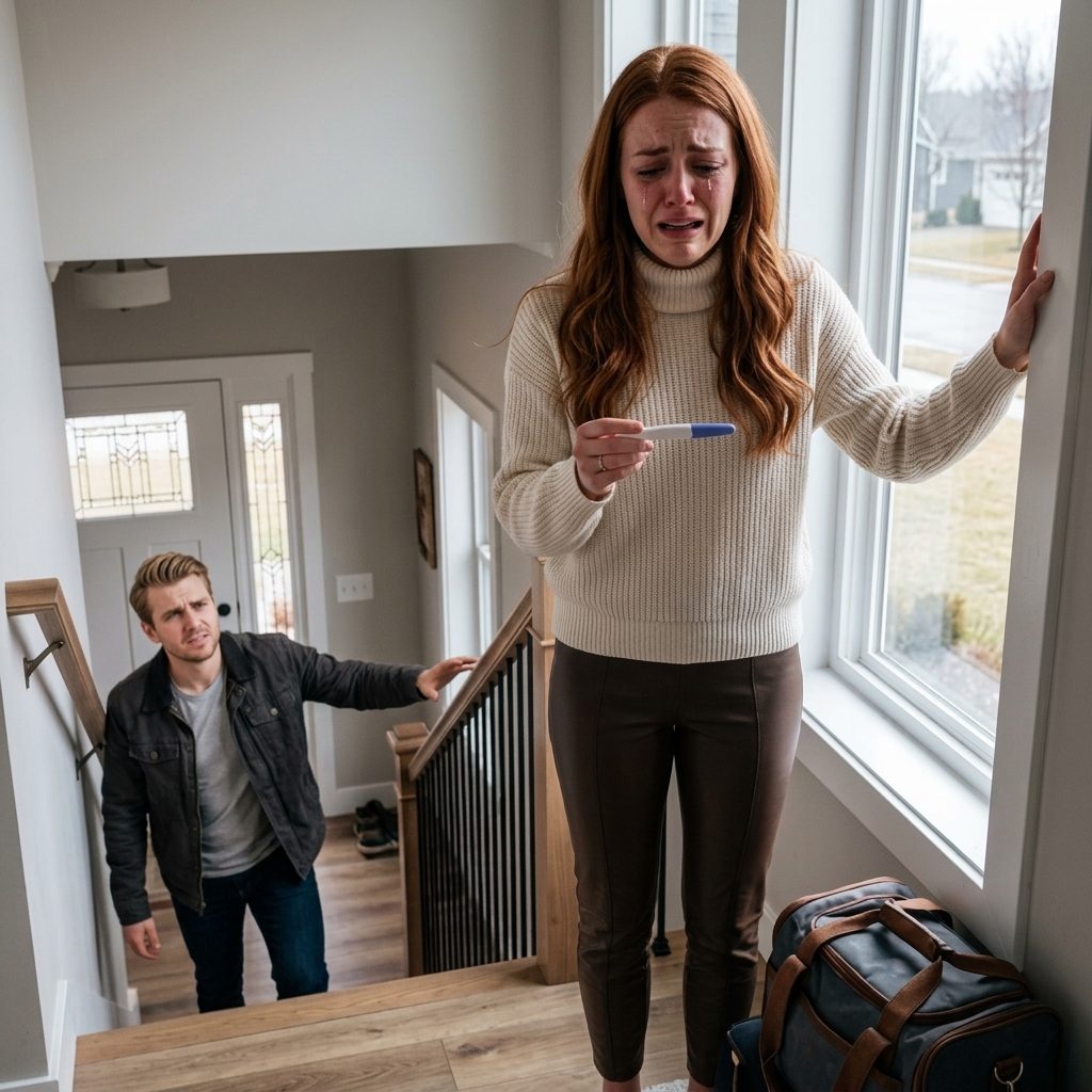 Je veux divorcer, Elena. Mon mari a chuchoté en bas, tandis que j'ai tenu notre test de grossesse positif en haut. J'ai souri, j'ai accepté instantanément et j'ai disparu. Des mois plus tard... Il m'a revu et complètement gelé... Nouveau jour
