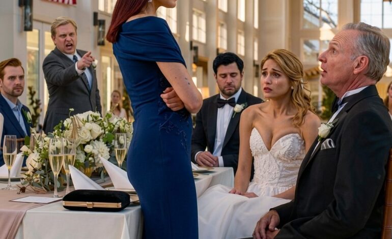 Papa m'a envoyé un chèque de 5 000 $ et a écrit que ma présence serait "Ruin l'atmosphère" à son mariage. Au cours de la réception, le directeur du centre de villégiature s'est approché de sa table et a dit, Monsieur, le propriétaire a besoin de parler avec vous.