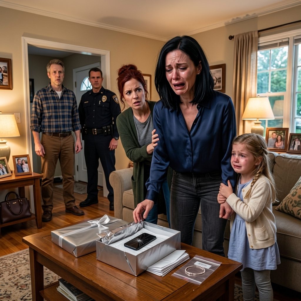 Mes parents ont envoyé ma fille en train de secouer la maison avec une boîte emballée que je l'ai ouverte et appelé la police immédiatement Royals