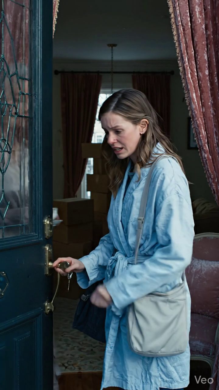 Ma maîtresse de mari a sonné la sonnette de porte, m'a donné son manteau, et m'a dit de manière décontractée,