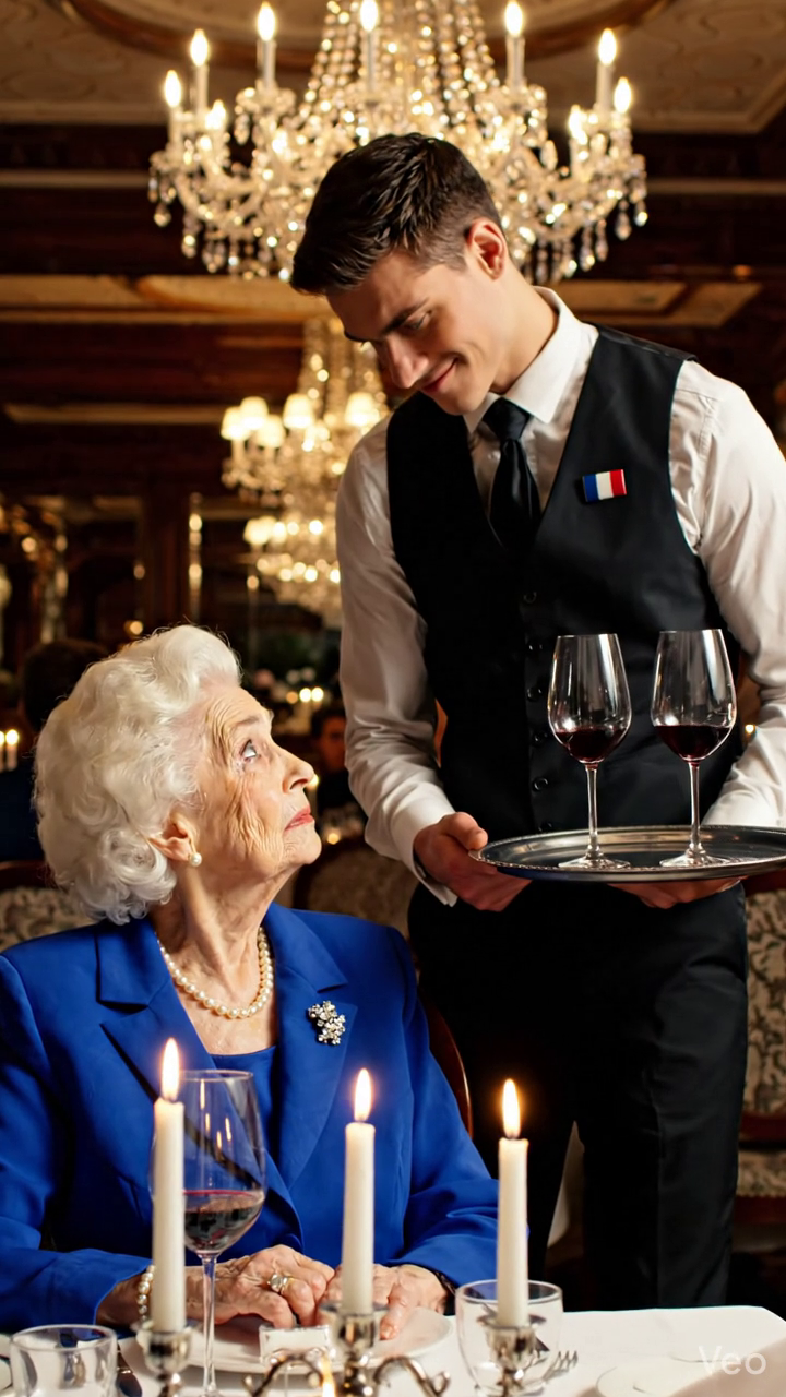 Une femme âgée entre dans un restaurant chic, révélant le mépris d’un serveur et un choc inattendu