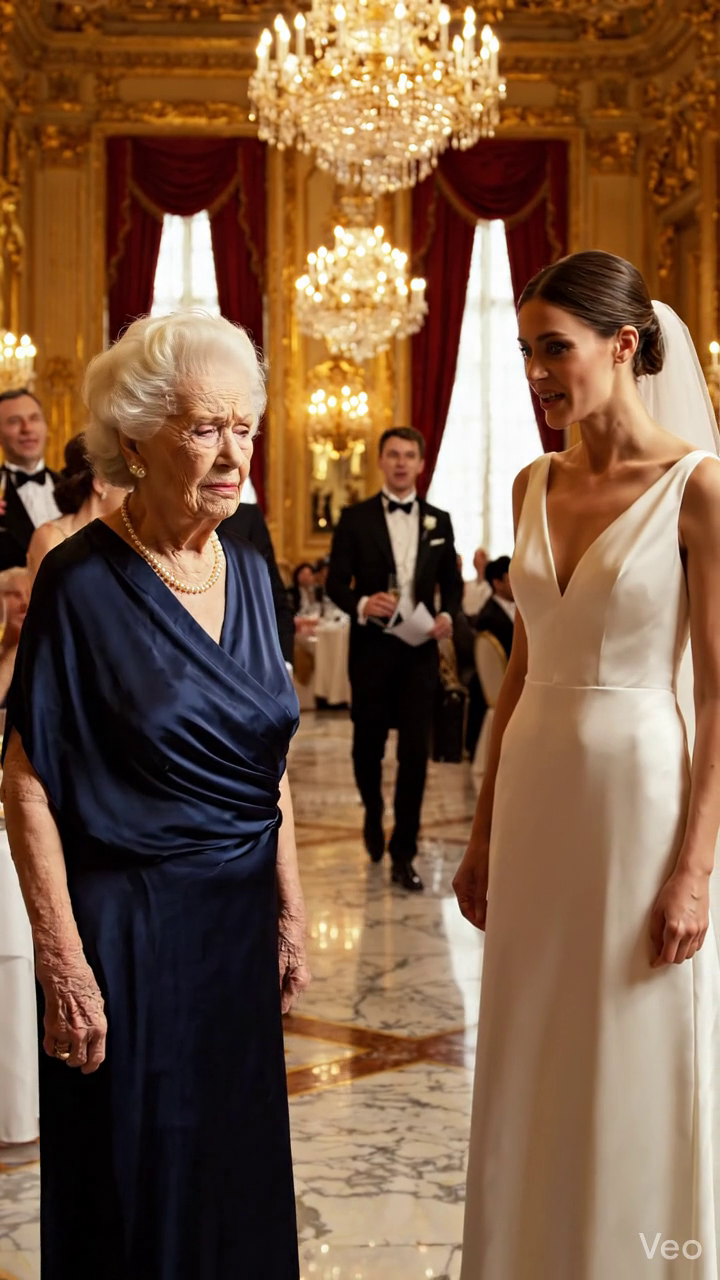 Ils riaient à la veuve dans la vieille robe de la marine jusqu'à ce que le Toast de mariage révèle qu'elle possédait le Groom, la salle de bal, et la mariée.