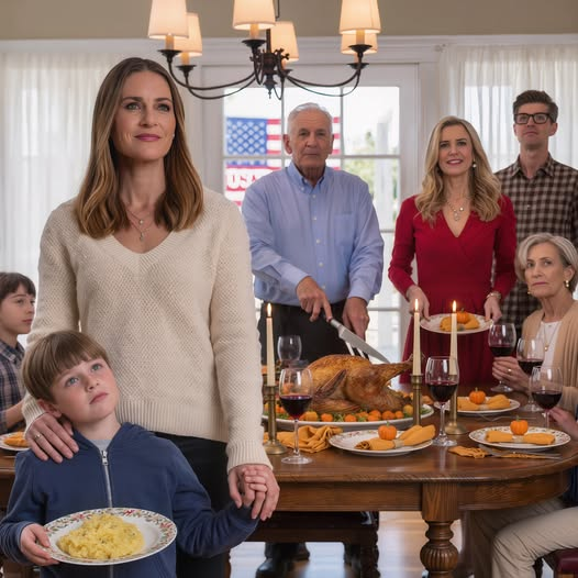 J’ai vu ma propre sœur sortir la dinde de Thanksgiving de mon fils de dix ans devant toute notre famille, sourire pendant qu’ils riaient, et puis l’appeler “pas la famille” sans me rendre compte que j’allais arrêter de financer toute sa vie.