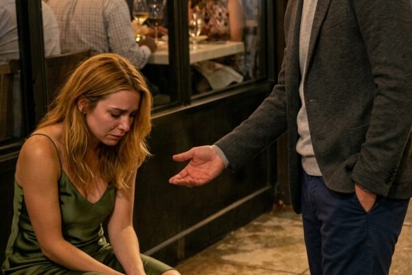J’ai été humiliée lors du mariage de ma propre sœur, assise derrière un pilier comme si je n’existais pas – puis un inconnu m’a pris la main, m’a fait asseoir devant et a révélé la vérité qu’elle avait passé toute sa vie à faire semblant