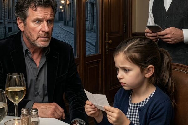 J’ai eu un rendez-vous à l’aveugle dans un restaurant tranquille – mais la chaise en face de moi a été prise par une fillette de huit ans qui a dit : « Ma mère ne pouvait pas quitter le travail… Alors je suis venue à la place », et cette rencontre inattendue a changé toutes nos vies.
