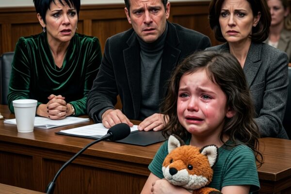 La gouvernante a été accusée d’avoir blessé la fille d’un milliardaire en audience publique – « Dites simplement au juge ce qu’elle a fait », a murmuré la belle-mère, mais lorsque l’enfant a finalement parlé, toute la salle d’audience a réalisé que l’ecchymose avait été mise en scène.