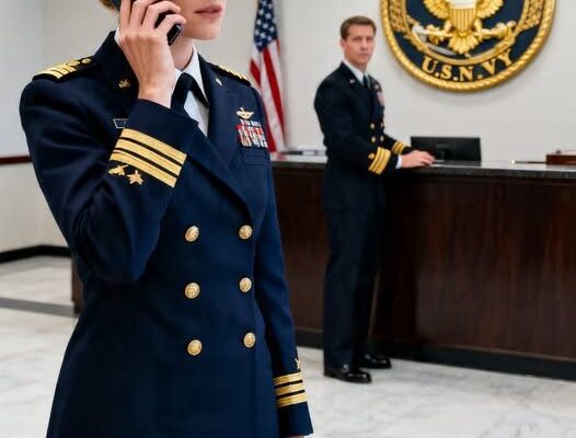 Un capitaine l’a appelée “Honey” à la réception de la base navale Un appel téléphonique calme a fait le commandement entier Gel Nouvelles