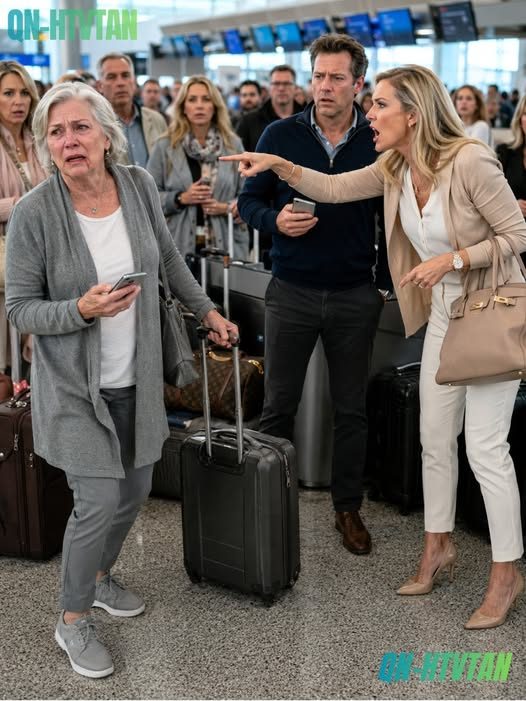 A l'aéroport, ma belle-fille a dit haut et fort :