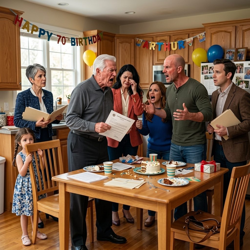 Grand-père, mes parents prendront ton argent après la fête aujourd'hui, chuchotent ma petite-fille de 8 ans, alors je suis partie tôt. Ce que j'ai fait ensuite a choqué tout le monde. Nouveau jour