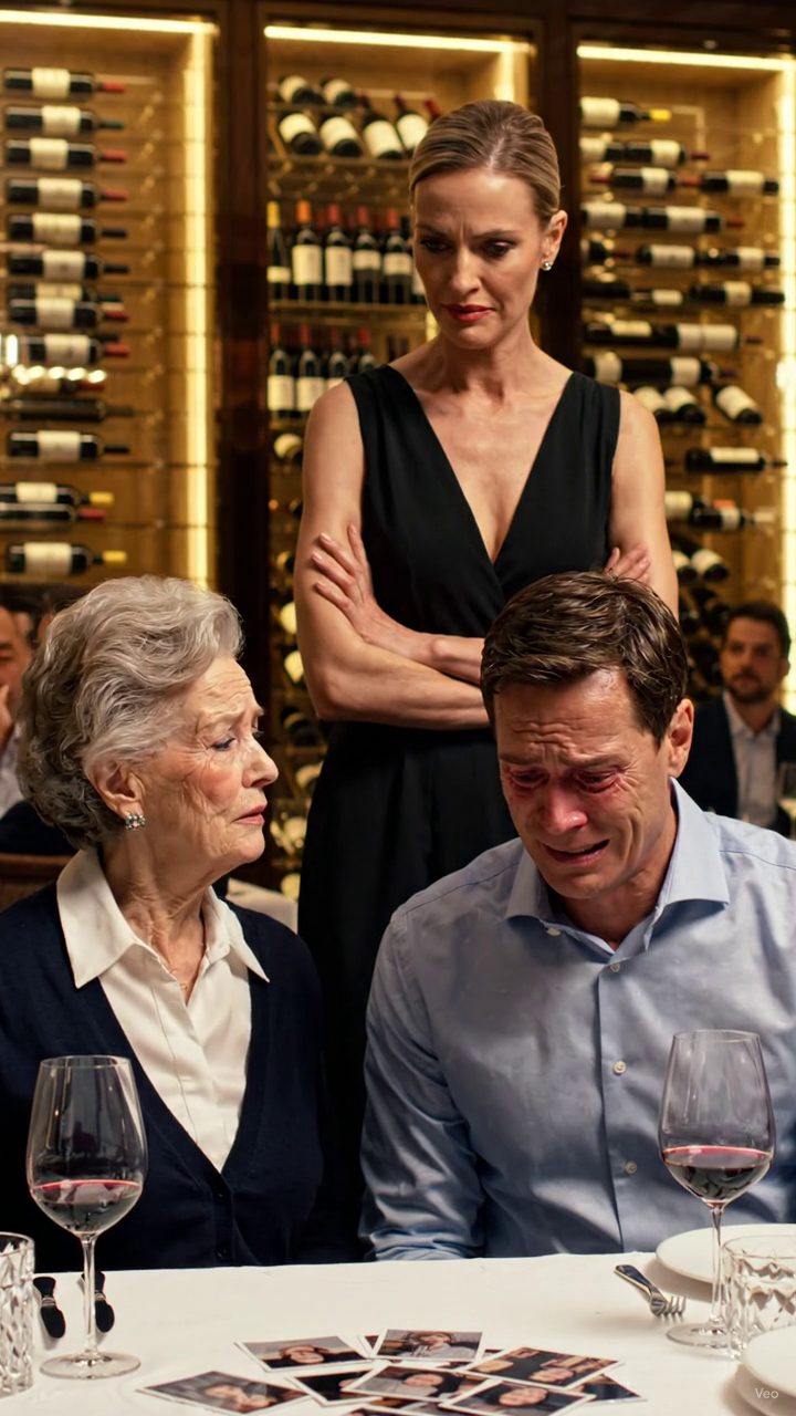 Maman, tu devrais t'excuser. Le restaurant est allé si vite que Eleanor a pu entendre la glace s'installer dans son verre d'eau.