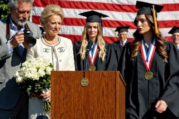 Je me suis tenu sur la scène de graduation de ma soeur jumelle pendant que mes parents étaient assis au premier rang en souriant pour elle, et au moment où mon nom a été annoncé comme valedictorien, ils ont réalisé que la fille qu’ils humiliaient comme ne valant pas l’investissement était devenue le seul que tout le monde était debout pour.