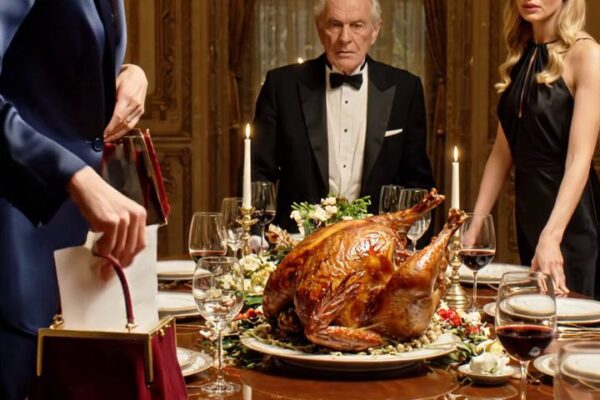 Mon père leva son verre à Thanksgiving et dit, “Au moins Laura est devenue quelque chose. Tout le monde a ri pendant que je m’asseyais à l’extrémité de la table dans mes chaussures usées et mon mince manteau, prétendant que j’avais encore besoin de leur approbation. Ma sœur sourit comme si elle avait gagné la famille pour toujours. Ma mère ne me regarderait même pas. Alors papa a demandé, “Donc, Nora, tu fais toujours ce petit truc de logement ?” Je suis entré dans mon sac, j’ai glissé un document entre la sauce aux canneberges et les verres à vin, et j’ai regardé la chambre se taire. Parce que la maison où ils mangeaient… était à moi.