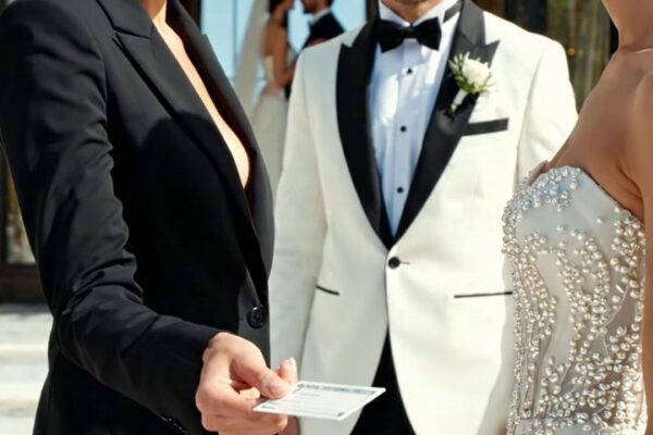 J’ai conduit quinze heures de Chicago pour me tenir à l’extérieur du mariage de luxe de mon frère, seulement pour que ma propre mère presse un code en direct imprimé contre ma poitrine et chuchoter, allez vous asseoir dans votre voiture.