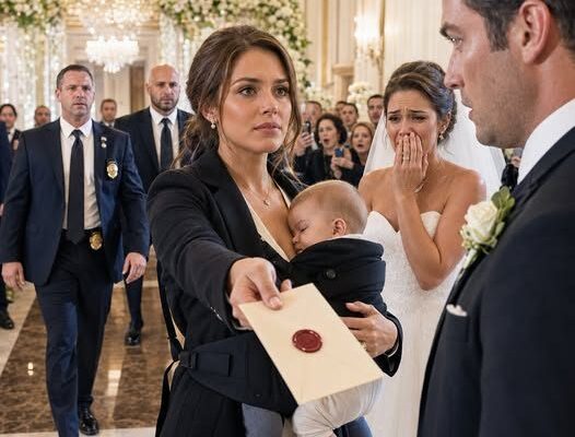 Six semaines après que mon mari nous ait poussés avec notre nouveau-né dans un blizzard, je pouvais encore entendre ses derniers mots. Tu survivras toujours. Maintenant, je me suis tenu derrière son mariage scintillant, mon bébé endormi sur ma poitrine et une enveloppe scellée brûlante dans ma main. Quand il m’a vu, son sourire a disparu. Que faites-vous ici ? J’ai chuchoté, je vous ai donné ce que vous avez oublié… et repris ce que vous avez volé. Puis la musique s’est arrêtée. Histoires vraies