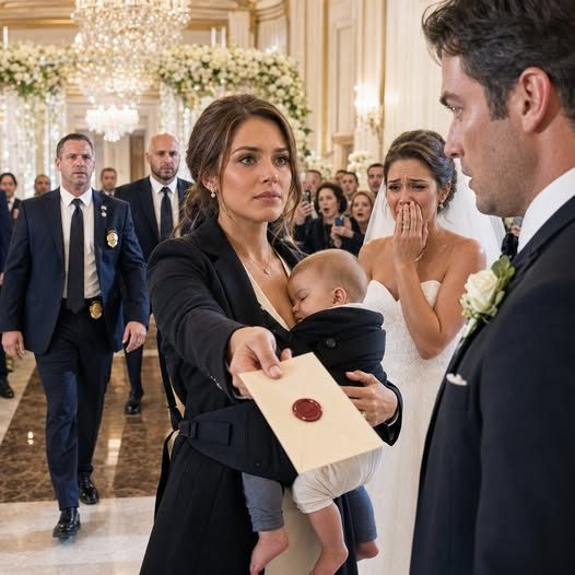 Six semaines après que mon mari nous ait poussés avec notre nouveau-né dans un blizzard, je pouvais encore entendre ses derniers mots. Tu survivras toujours. Maintenant, je me suis tenu derrière son mariage scintillant, mon bébé endormi sur ma poitrine et une enveloppe scellée brûlante dans ma main. Quand il m'a vu, son sourire a disparu. Que faites-vous ici ? J'ai chuchoté, je vous ai donné ce que vous avez oublié... et repris ce que vous avez volé. Puis la musique s'est arrêtée. Histoires vraies